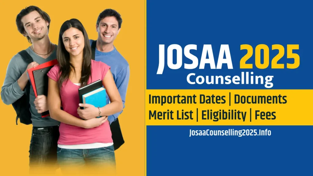 JoSAA counseling 2025